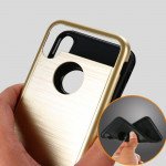 Wholesale iPhone X (Ten) Armor Hybrid Case (Rose Gold)